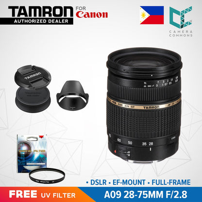 Tamron A09 SP 28-75mm f/2.8 XR Di LD Aspherical (IF) Lens for Canon DSLR EF Mount Full Frame