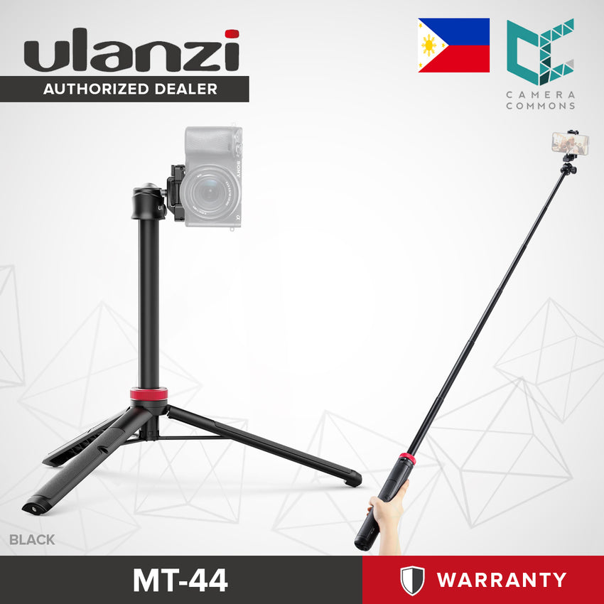 Ulanzi MT-44 Extendable Phone Vlogging Portable Stand Mini Tripod 146cm Selfie Stick 2502