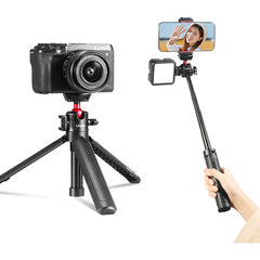 Ulanzi MT-16 Extendable Mini Tripod Tabletop with Ball Head Selfie Stick Cold Shoe Mount 2052