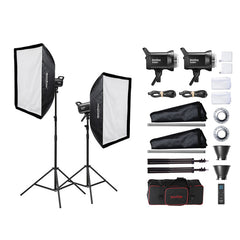 Godox SL60IID Daylight LED Video Light (2-Light Studio Kit) Photography Lighting Set