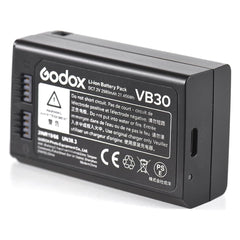 Godox VB30 Battery 7.2V 2980mAh Rechargeable Li-ion for V1 Pro Series Flash Speedlite Accessory