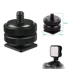 STUDIOMATE SM36 1/4 Camera Tripod Mount Hot Cold Shoe Adapter for GoPro Mirrorless Camera Action Cam