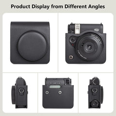 Leather Case Bag Cover Plain Colors for Fujifilm Instax Mini 99 Instant Film Camera PU-Leather