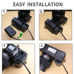 STUDIOMATE Dummy Battery NP-FZ100 with USB Cable for Sony Cameras FZ100