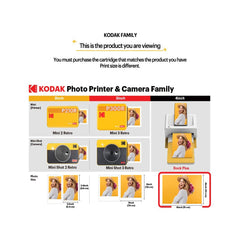 Kodak 4x6" Prints (80 Sheets) Film Cartridge Refill Photo Paper for Dock / Dock Plus PHC-80