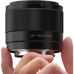 Viltrox AF 20mm f/2.8 Lens (Sony E) Ultra-Wide-Angle Prime STM for Full-Frame Mirrorless Cameras