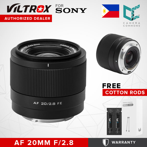 Viltrox AF 20mm f/2.8 Lens (Sony E) Ultra-Wide-Angle Prime STM for Full-Frame Mirrorless Cameras