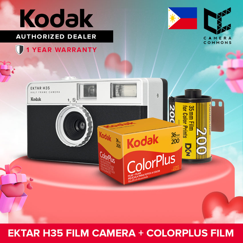 Kodak Valentine's Promo Bundle EH35 with Colorplus Film Black