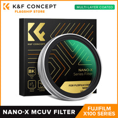 K&F Concept Fuji X100 Nano-X MCUV UV Filter for Fujifilm X100F X100S X100T X100V X100VI Lens