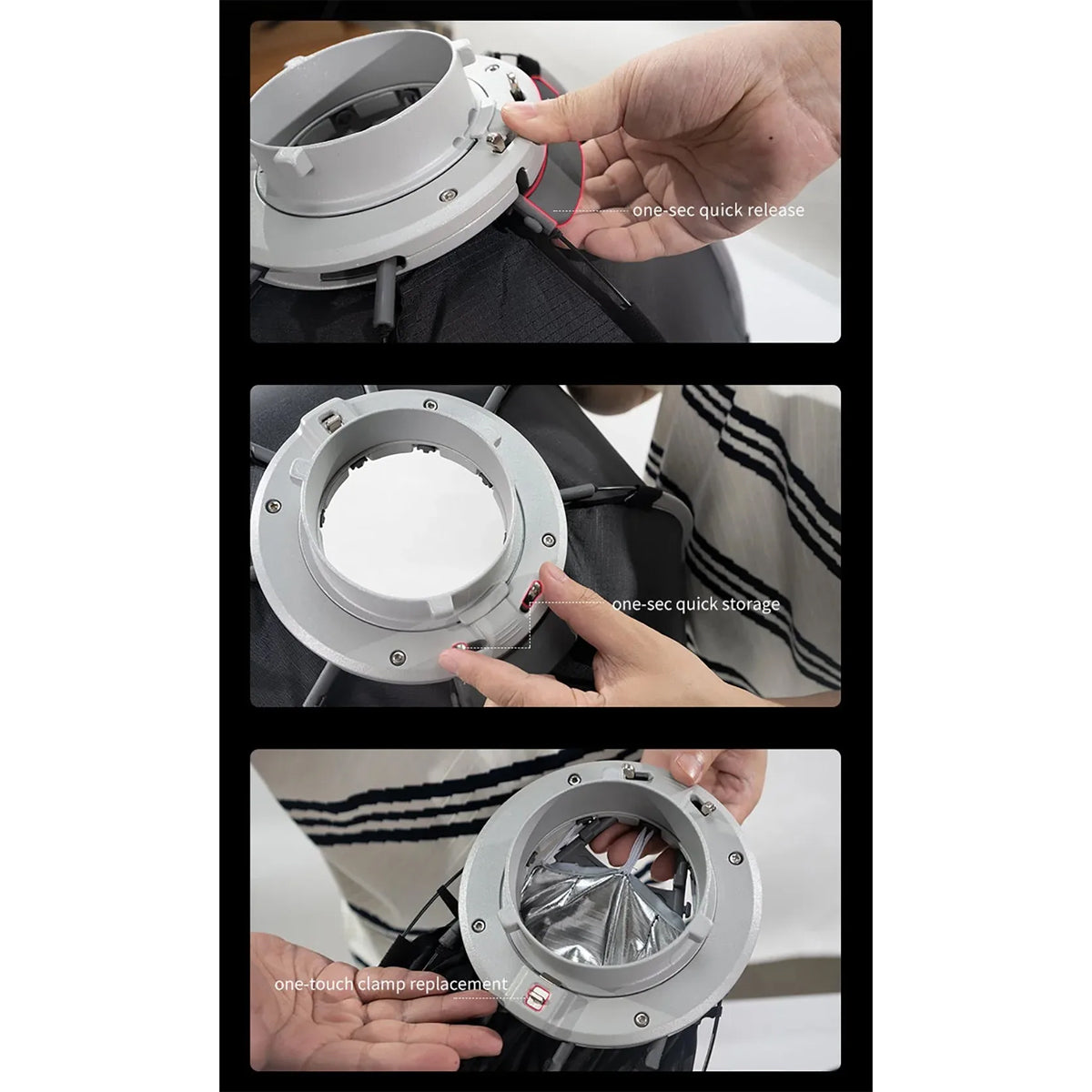 Triopo K3 with Handle Series Quick Setup Octagon Softbox 55cm / 65cm / 90cm / 120cm Octagonal KS3