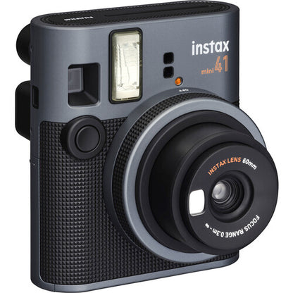 FUJIFILM Instax MINI 41 Instant Film Camera 60mm Lens Automatic Exposure and Flash Close-Up Mode