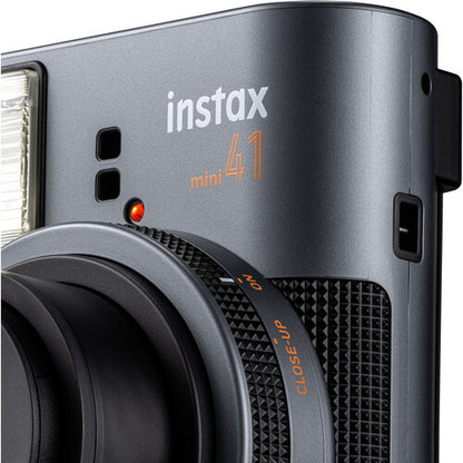 FUJIFILM Instax MINI 41 Instant Film Camera 60mm Lens Automatic Exposure and Flash Close-Up Mode