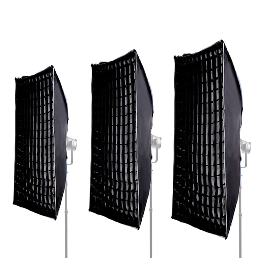 Triopo Rectangular Strip Softbox Quick Collapsible Bowens Mount Square 20x90cm / 30x120cm / 60x90cm