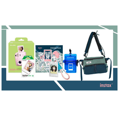 FUJIFILM Instax Mini 12 Club Kit Set Limited Edition Instant Camera Summer Package