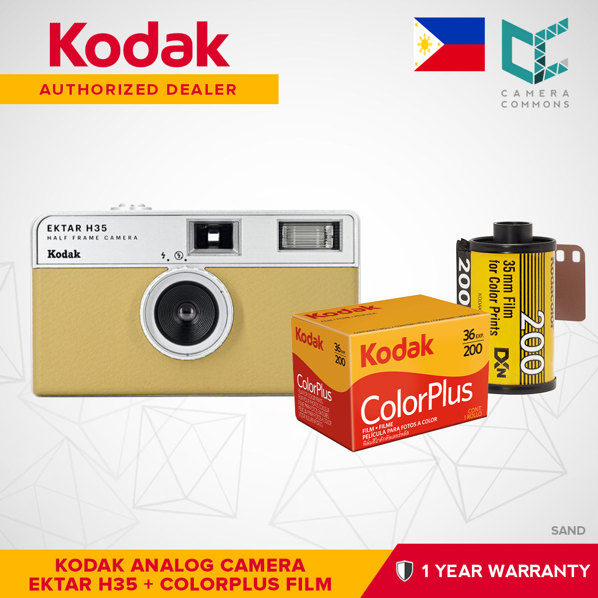 Kodak Ektar H35 35mm Half-Frame Film Analog Camera