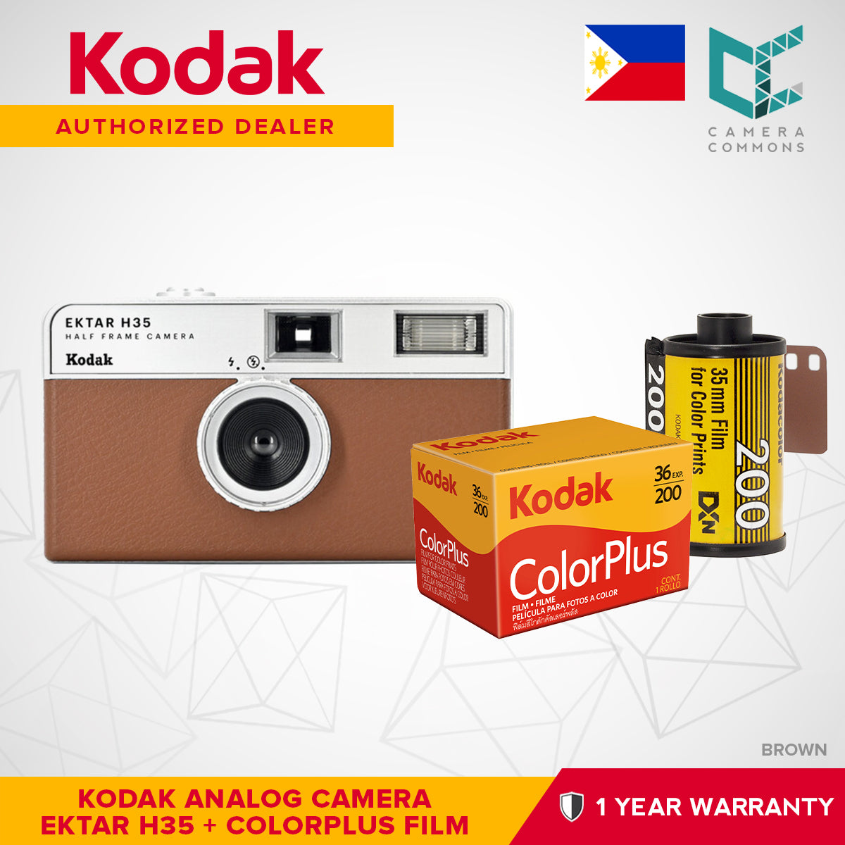 Kodak Ektar H35 35mm Half-Frame Film Analog Camera