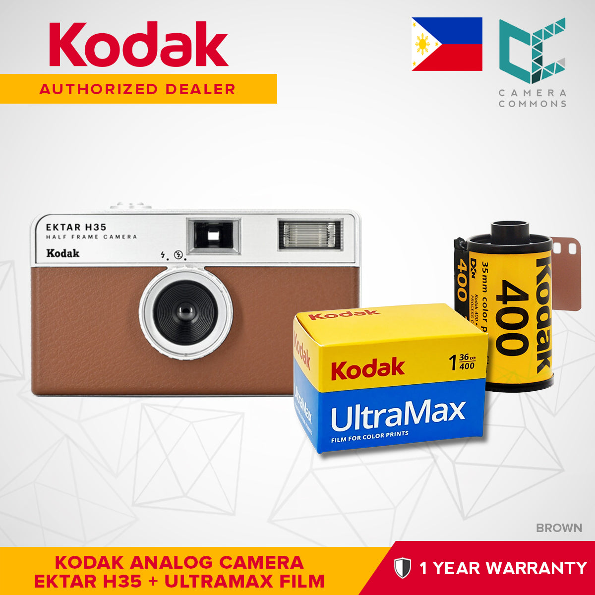Kodak Ektar H35 35mm Half-Frame Film Analog Camera