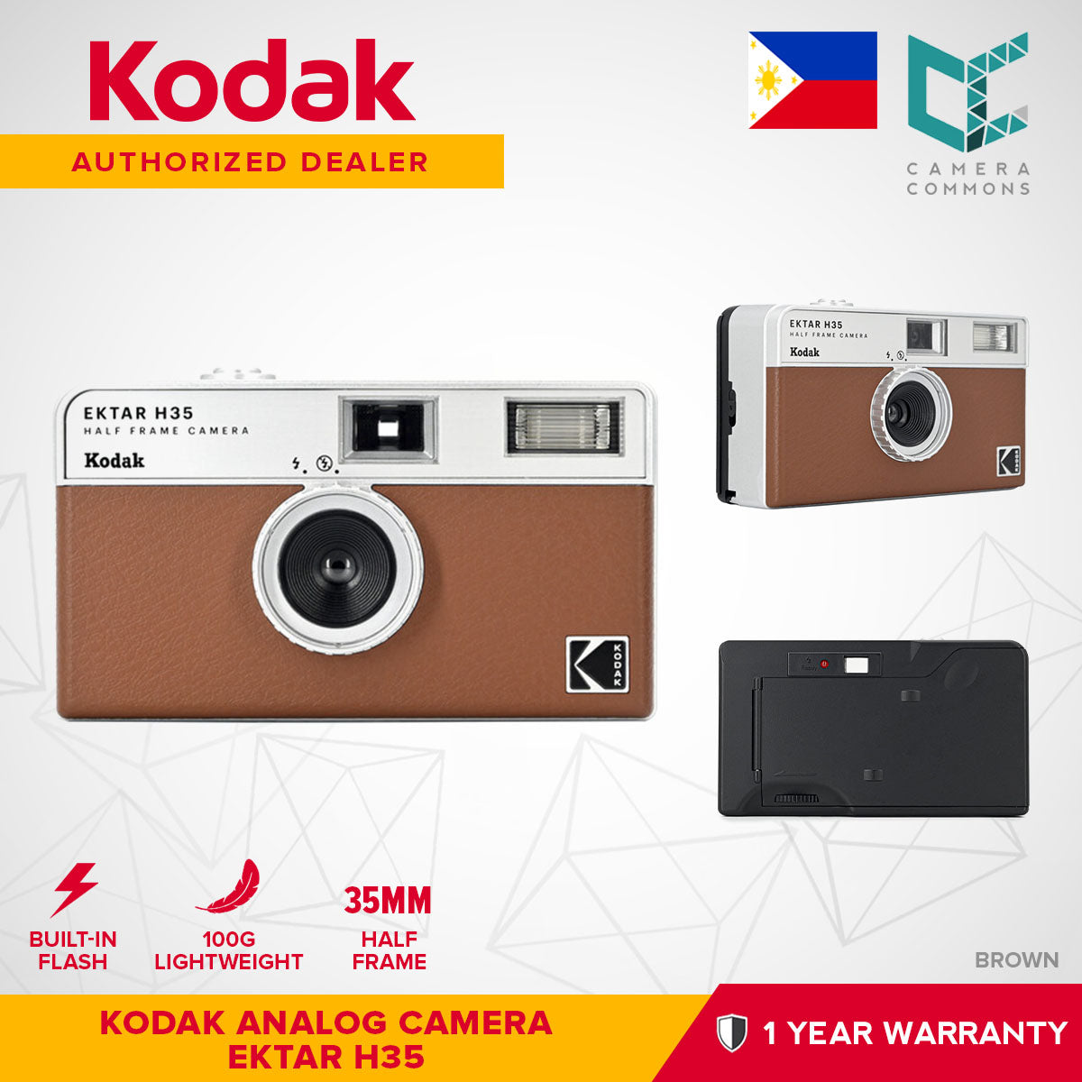 Kodak Ektar H35 35mm Half-Frame Film Analog Camera