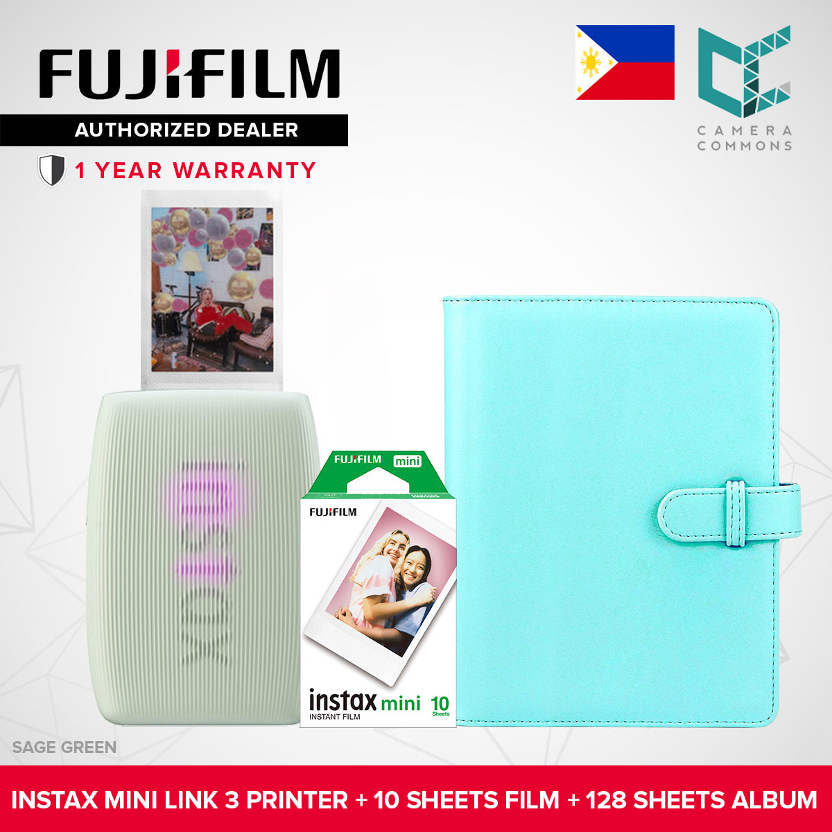 FUJIFILM Instax Mini Link 2 / Mini Link 3 Smartphone Printer NEW VERSION