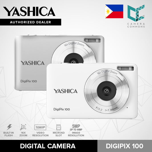 Yashica DigiPix 100 Digital Camera Compact Point and Shoot 1080p Digipix100