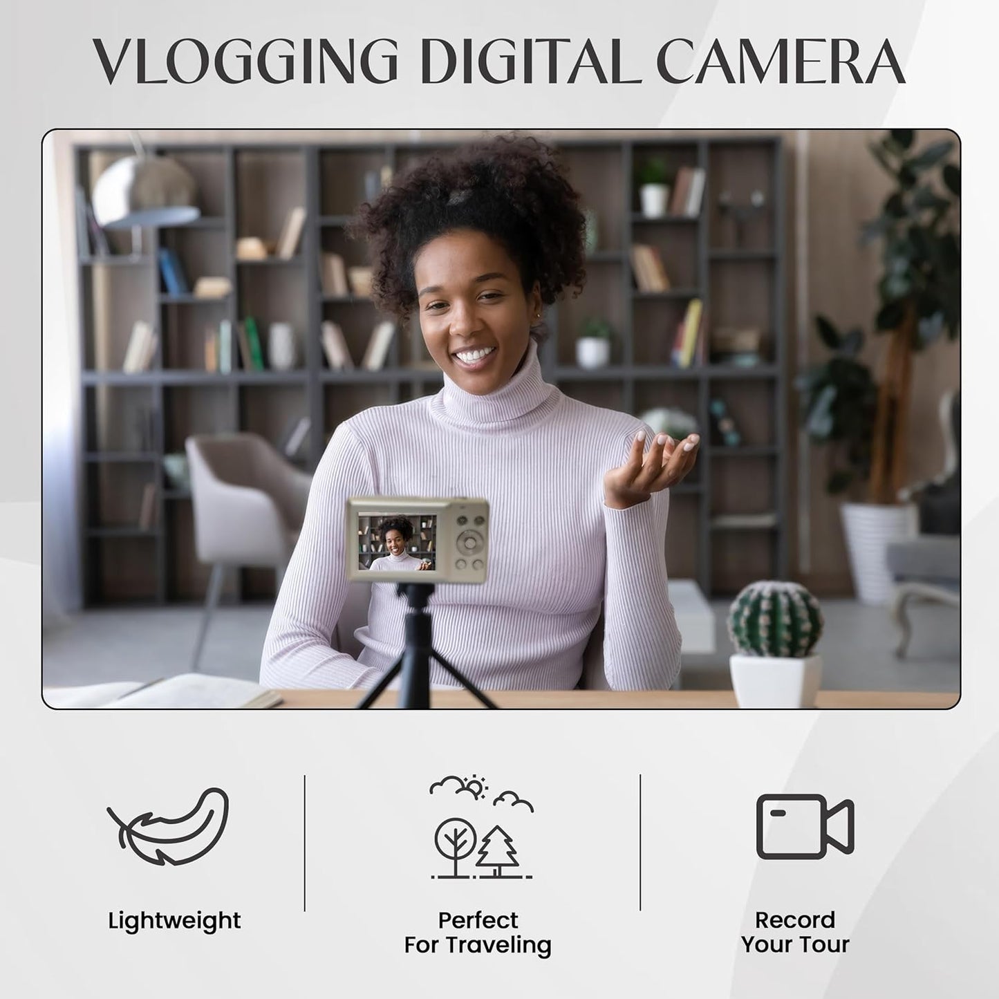 Yashica DigiPix 100 Digital Camera Compact Point and Shoot 1080p Digipix100