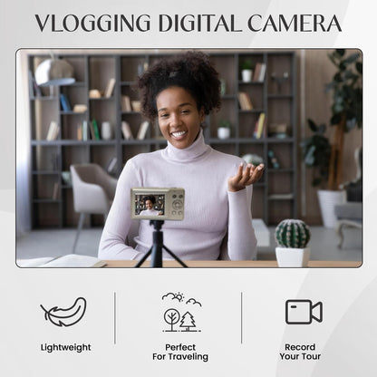 Yashica DigiPix 100 Digital Camera Compact Point and Shoot 1080p Digipix100