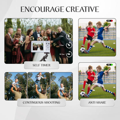 Yashica DigiPix 100 Digital Camera Compact Point and Shoot 1080p Digipix100