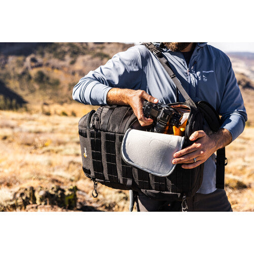 Lowepro ProTactic BP 450 AW III Backpack (Black, 28L) Camera Bag for DSLR Mirrorless, Lenses, Laptop