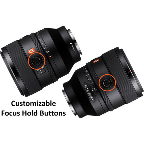 Sony FE 50mm f/1.2 GM Lens Full-Frame Mirrorless Standard Prime G Master AF/MF Switch SEL50F12GM