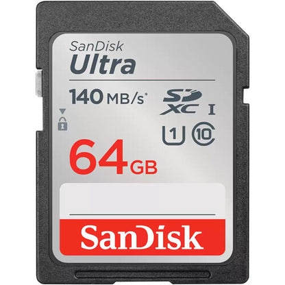 SanDisk Ultra U1 SDHC SDXC SD Memory Card UHS-1 C10 140MB/s 128GB