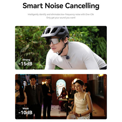 Hollyland Lark M2S Duo 2-Person Wireless Microphone Audio System Environmental Noise Cancellation