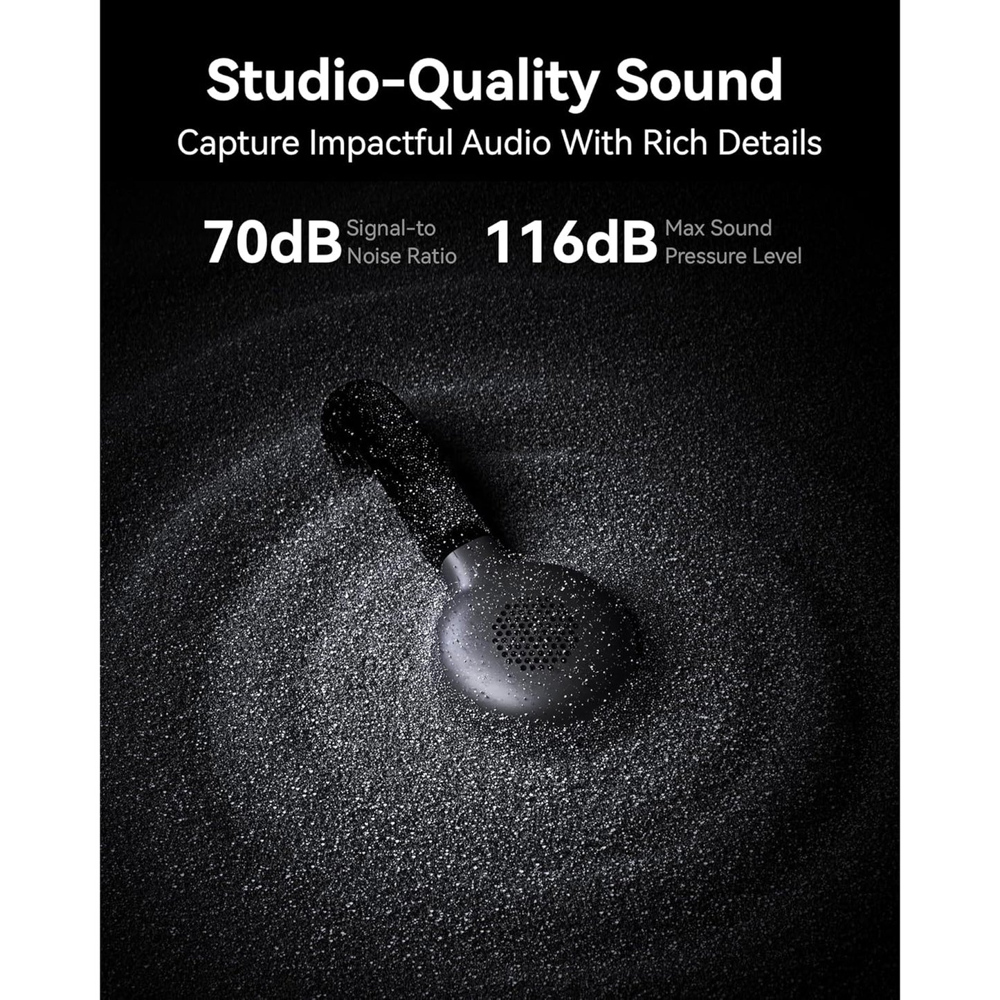 Hollyland Lark M2S Duo 2-Person Wireless Microphone Audio System Environmental Noise Cancellation