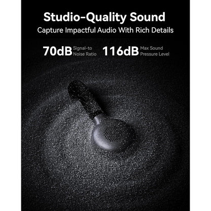 Hollyland Lark M2S Duo 2-Person Wireless Microphone Audio System Environmental Noise Cancellation