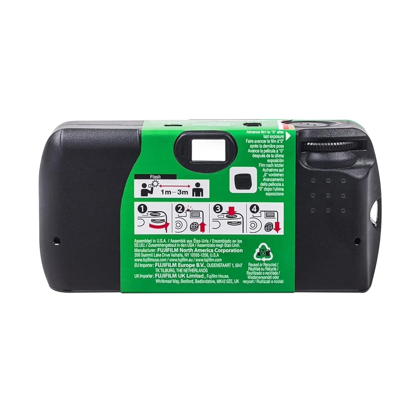 FUJIFILM QuickSnap Disposable Camera One-Time-Use Superia XTRA 400 Color Negative Film 27 Exposures