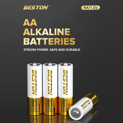 Beston Alkaline Batteries 1.5V AA LR6 / AAA LR03 Disposable Battery