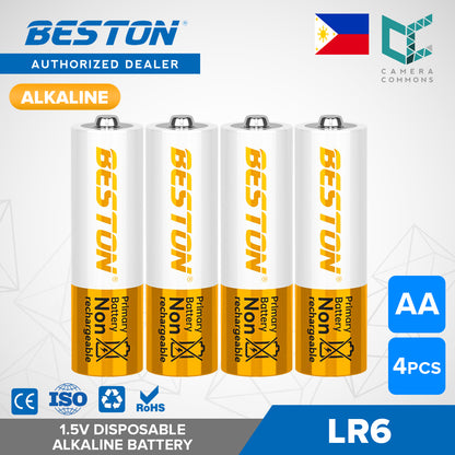Beston Alkaline Batteries 1.5V AA LR6 / AAA LR03 Disposable Battery