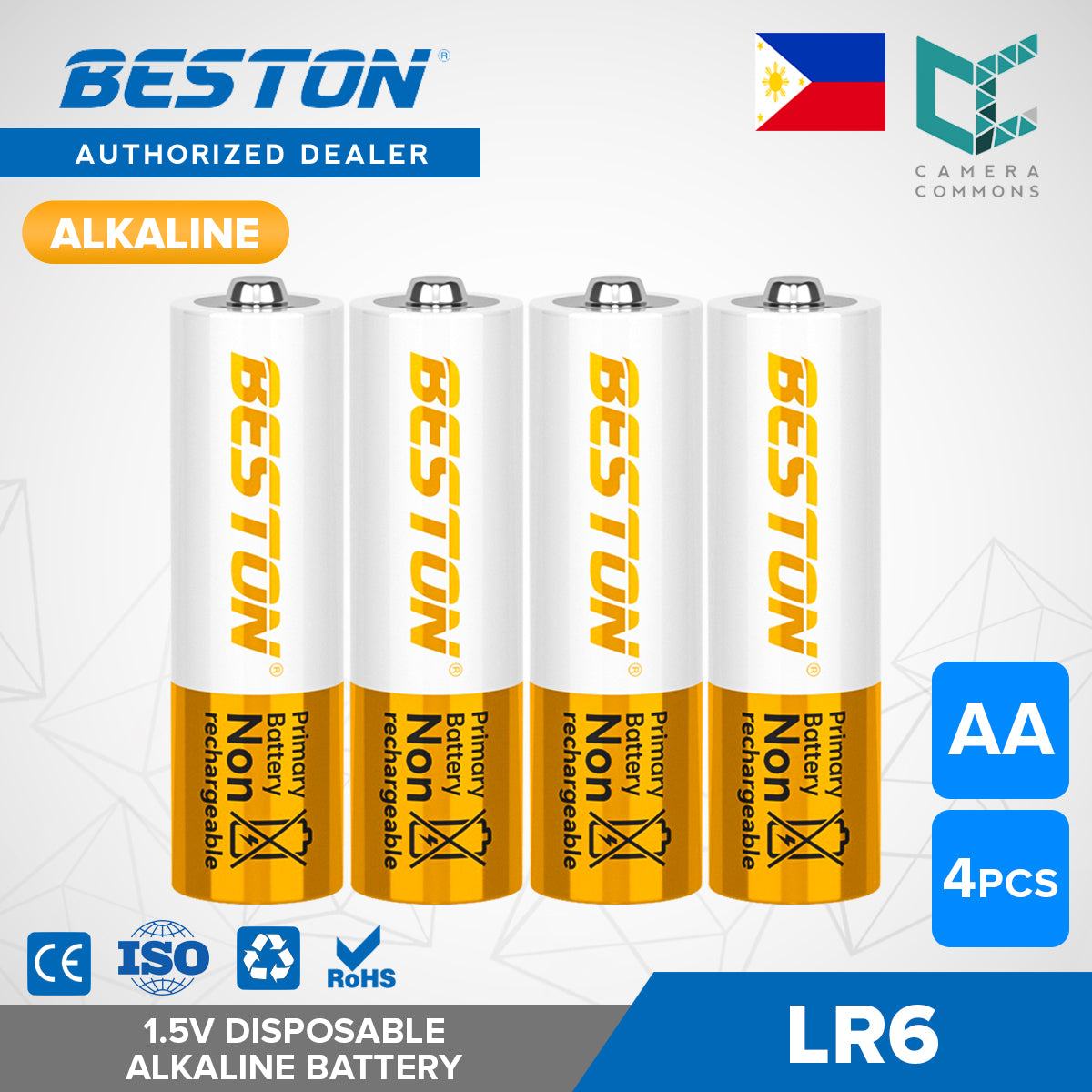 Beston Alkaline Batteries 1.5V AA LR6 / AAA LR03 Disposable Battery
