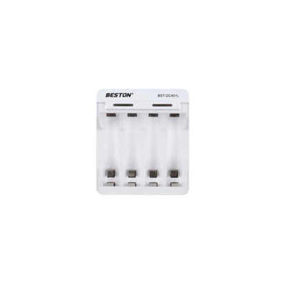 Beston DC401L 4 Bay AA / AAA 1.2V NI-MH / NI-CD Battery LED Charger Micro USB Port BST-DC401L