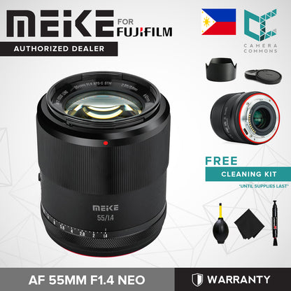 MEIKE AF 55mm f/1.4 Neo Auto Focus Standard Prime Lens for Fujifilm X-Mount APS-C Multicoated