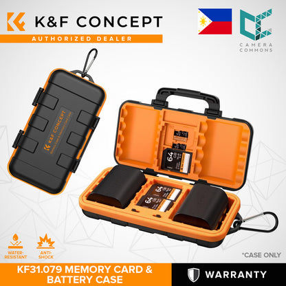 K&F Concept Memory Card and Battery Case SD Card Holder Camera Accessories Multi-function