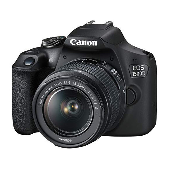 Canon EOS 1500D with EFS 18-55mm f/3.5-5.6 IS II Lens DSLR Camera Kit 24.1MP APSC CMOS Sensor