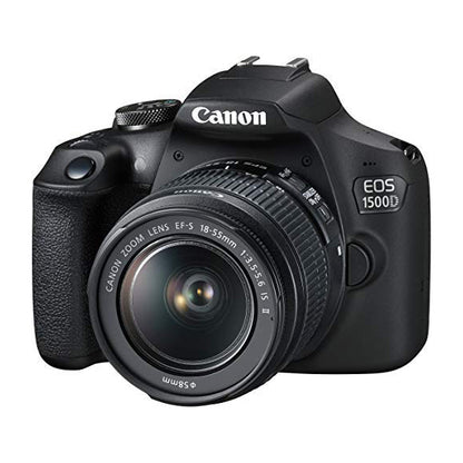 Canon EOS 1500D with EFS 18-55mm f/3.5-5.6 IS II Lens DSLR Camera Kit 24.1MP APSC CMOS Sensor