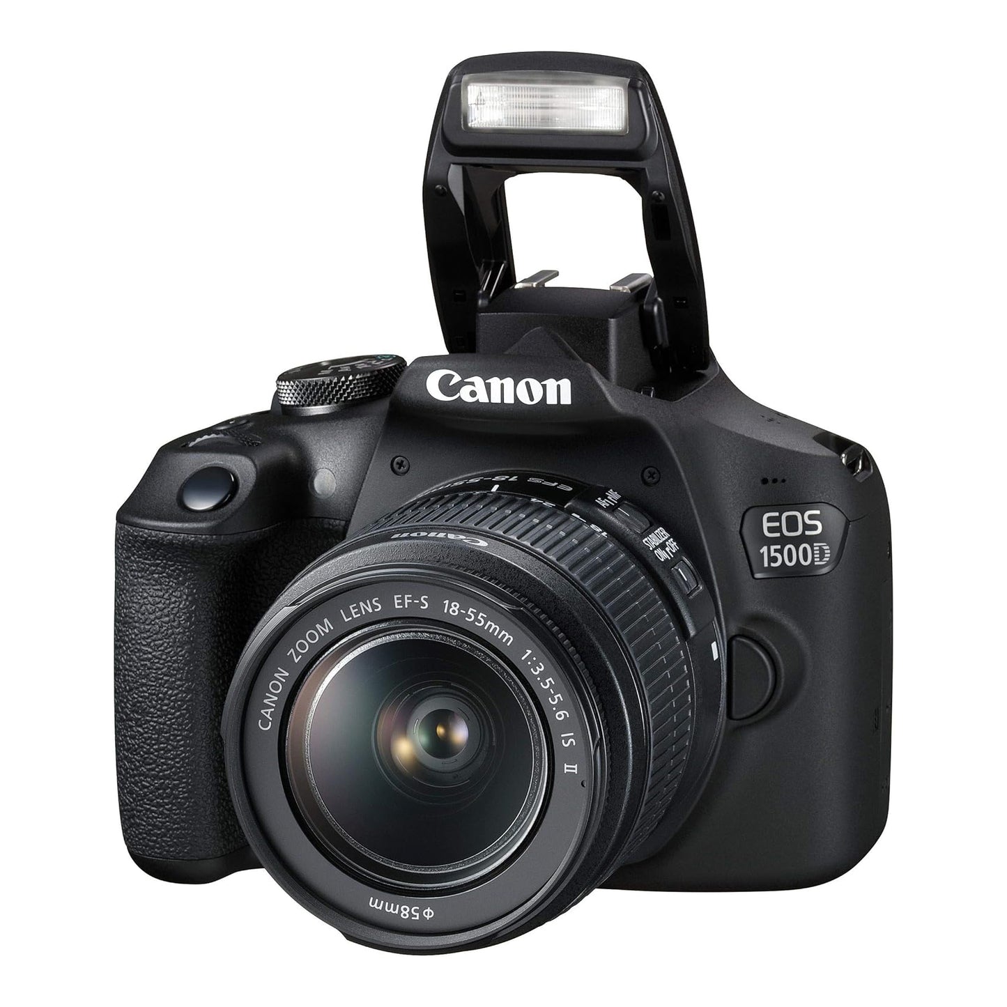 Canon EOS 1500D with EFS 18-55mm f/3.5-5.6 IS II Lens DSLR Camera Kit 24.1MP APSC CMOS Sensor