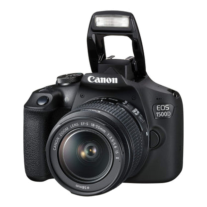 Canon EOS 1500D with EFS 18-55mm f/3.5-5.6 IS II Lens DSLR Camera Kit 24.1MP APSC CMOS Sensor