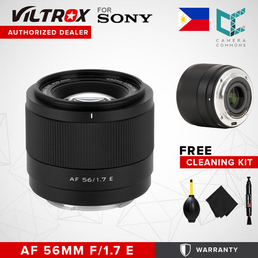 Viltrox AF 56mm f/1.7 E Lens (Sony E Mount) Prime STM Portrait for Mirrorless Cameras