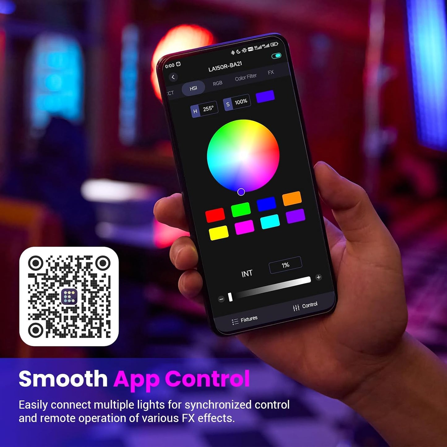 Godox Litemons LA150R / LA300R RGB LED Monolight Full Color Studio Light Equipment Bowens Mount