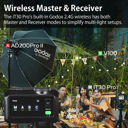 Godox iT30 Pro TTL Mini Flash Shoe-Mounted On-Camera Compact Portable Lightweight iT30Pro