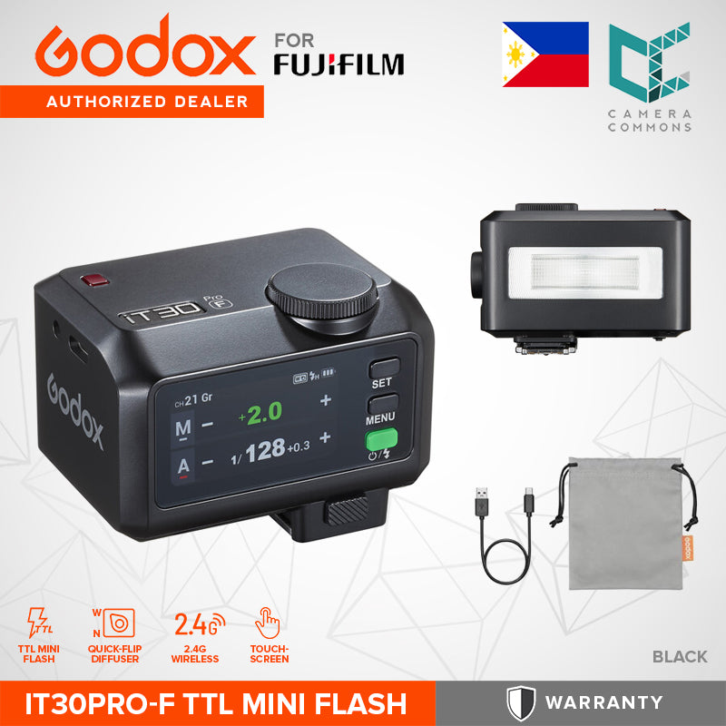 Godox iT30 Pro TTL Mini Flash Shoe-Mounted On-Camera Compact Portable Lightweight iT30Pro