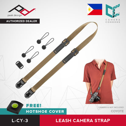 Peak Design Leash Camera Strap Ash Black Midnight Sage Coyote