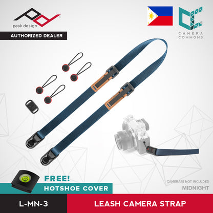 Peak Design Leash Camera Strap Ash Black Midnight Sage Coyote